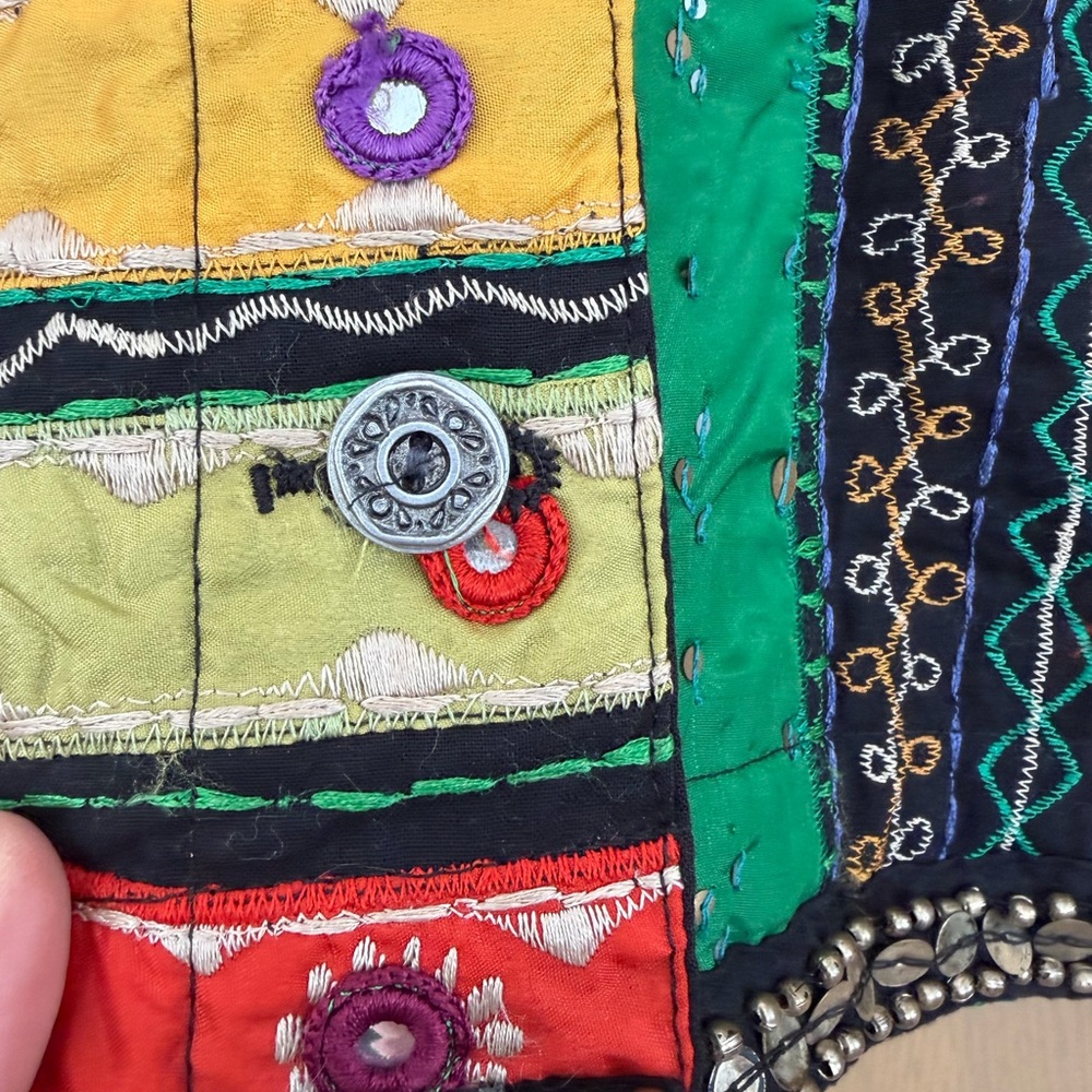 Chico's Multicolor Patchwork Blazer - image 7